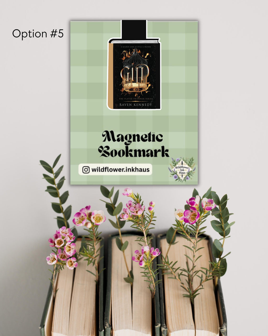 Book Cover Magnetic Bookmarks