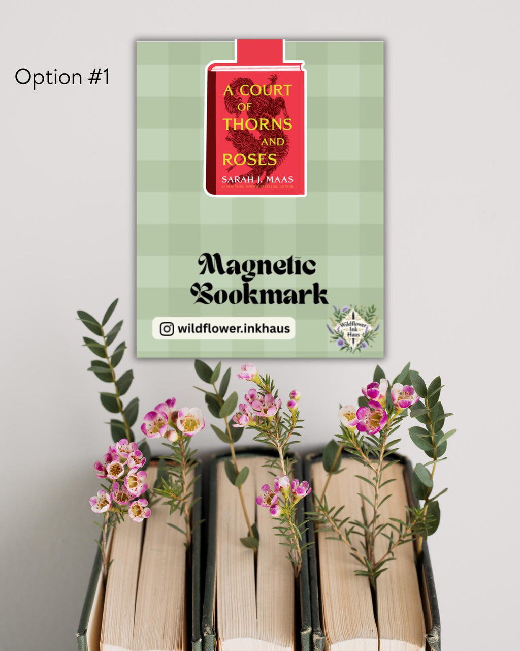 Book Cover Magnetic Bookmarks