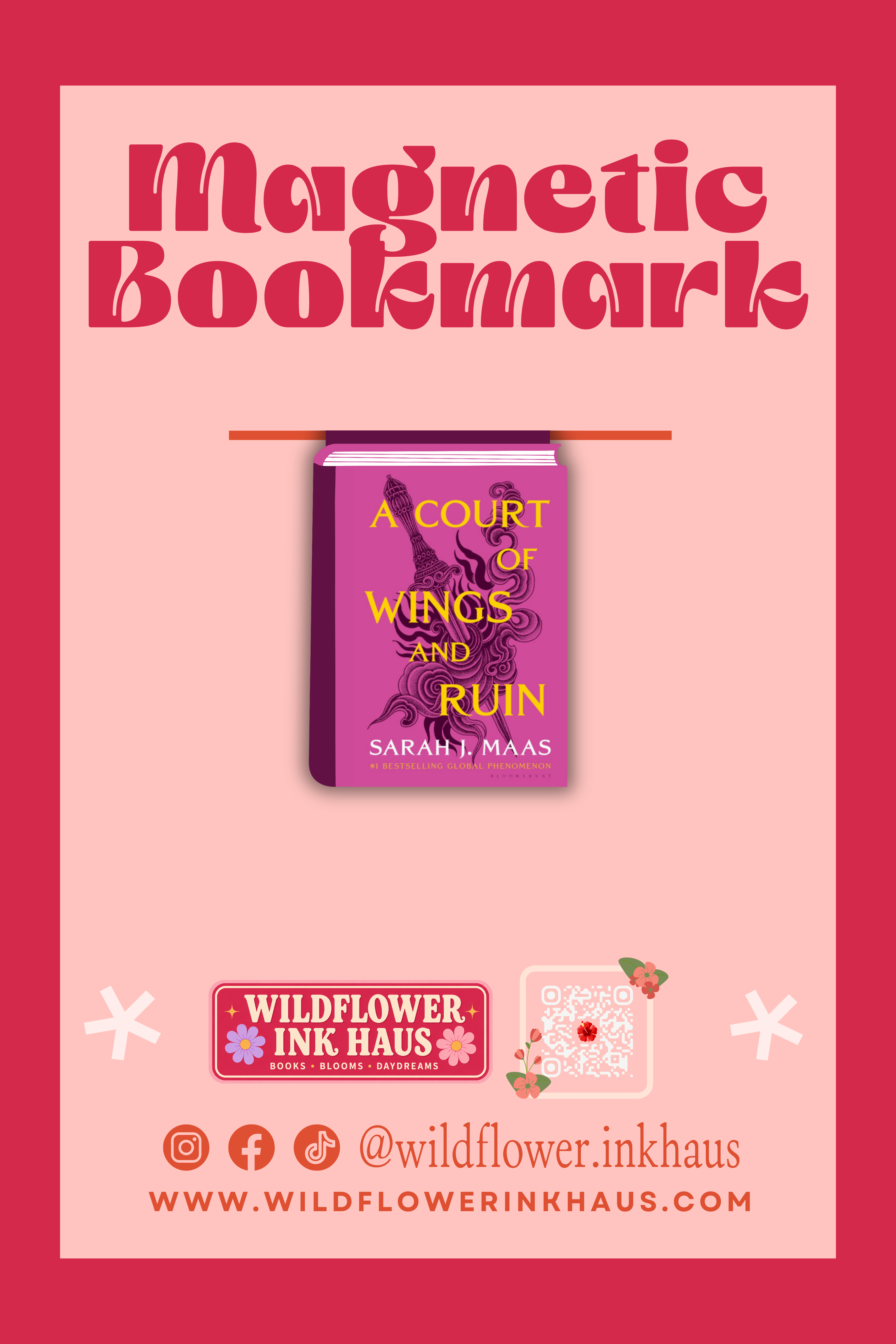 Book Cover - Magnetic Bookmarks