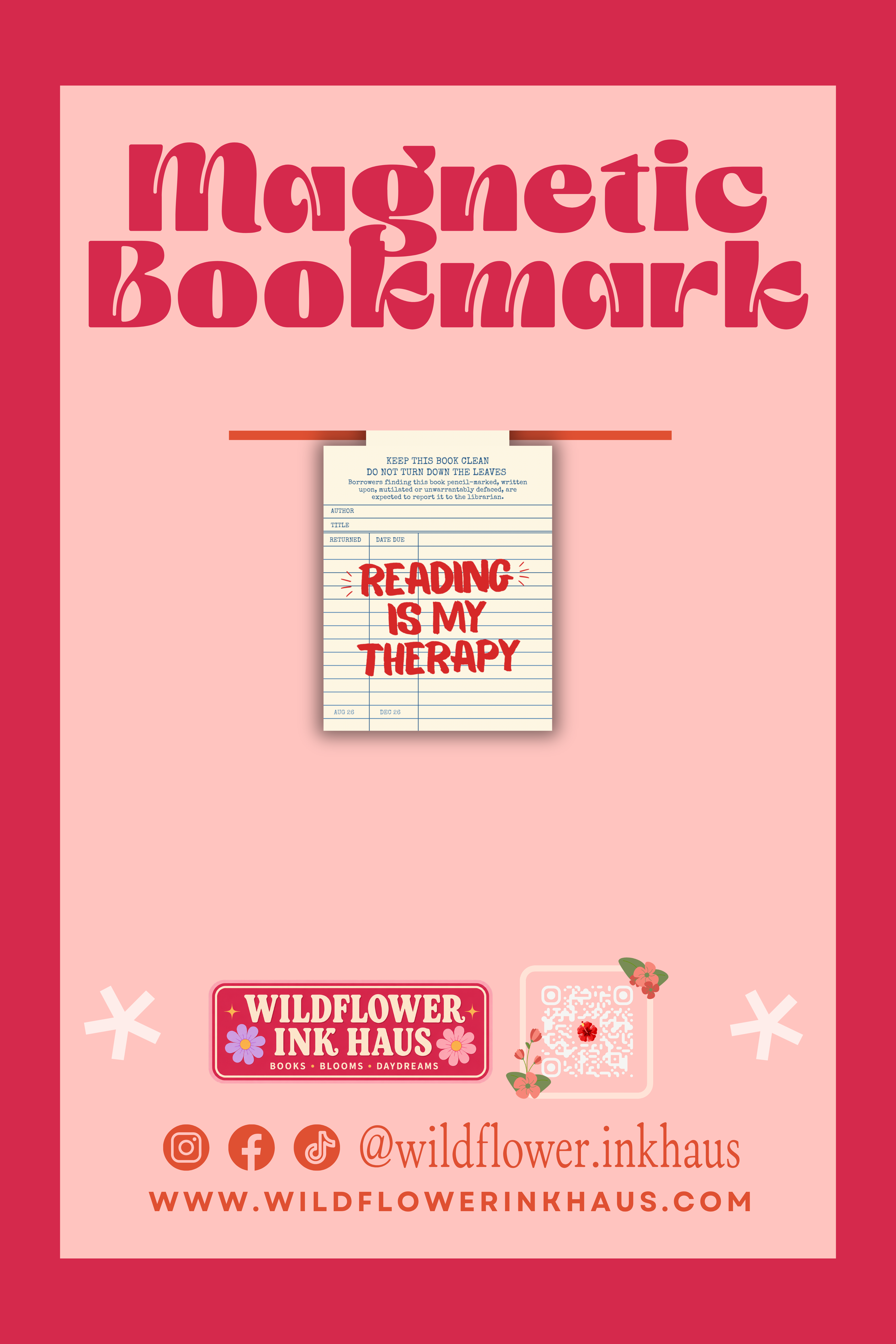 Book Lover - Magnetic Bookmarks