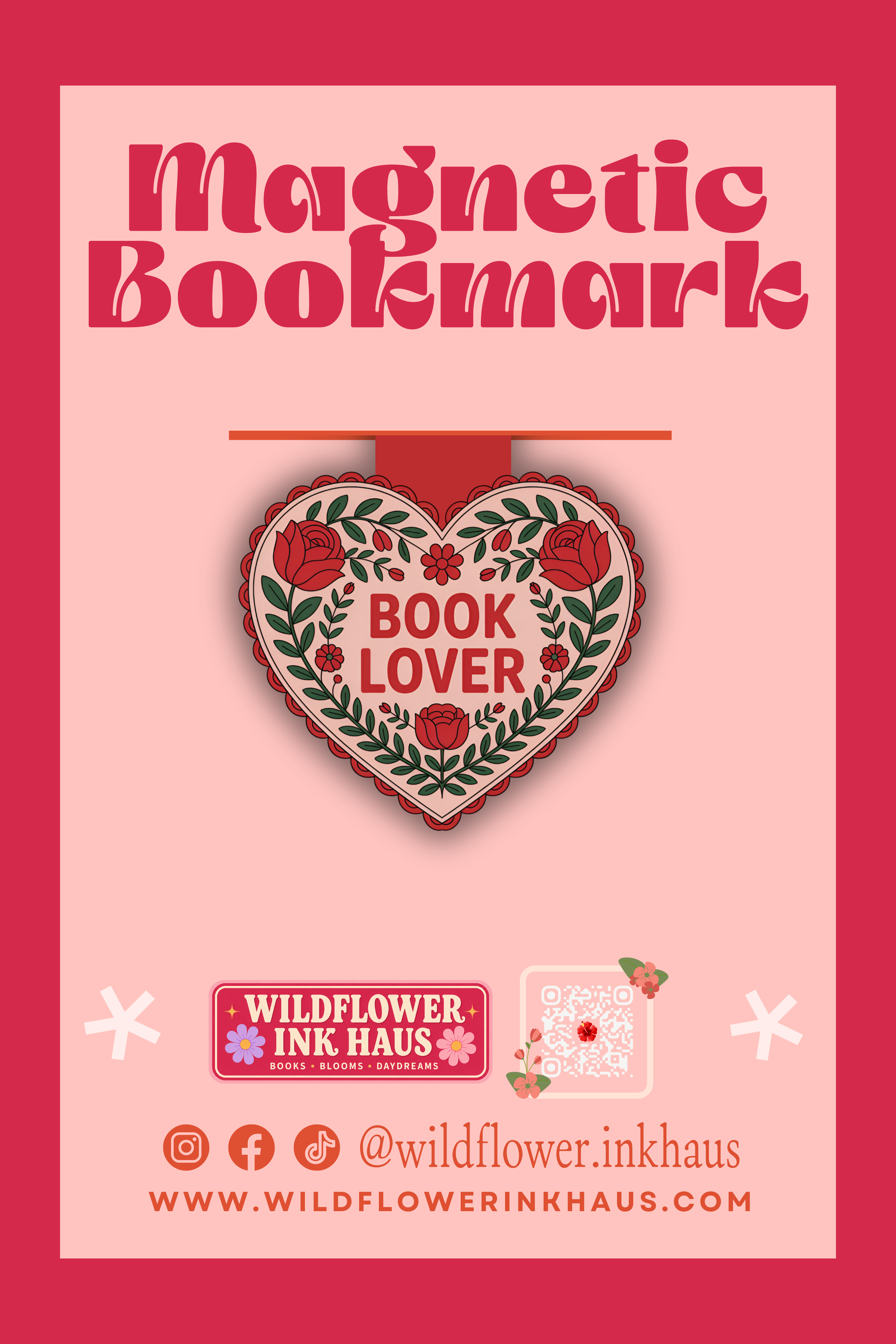 Book Lover - Magnetic Bookmarks
