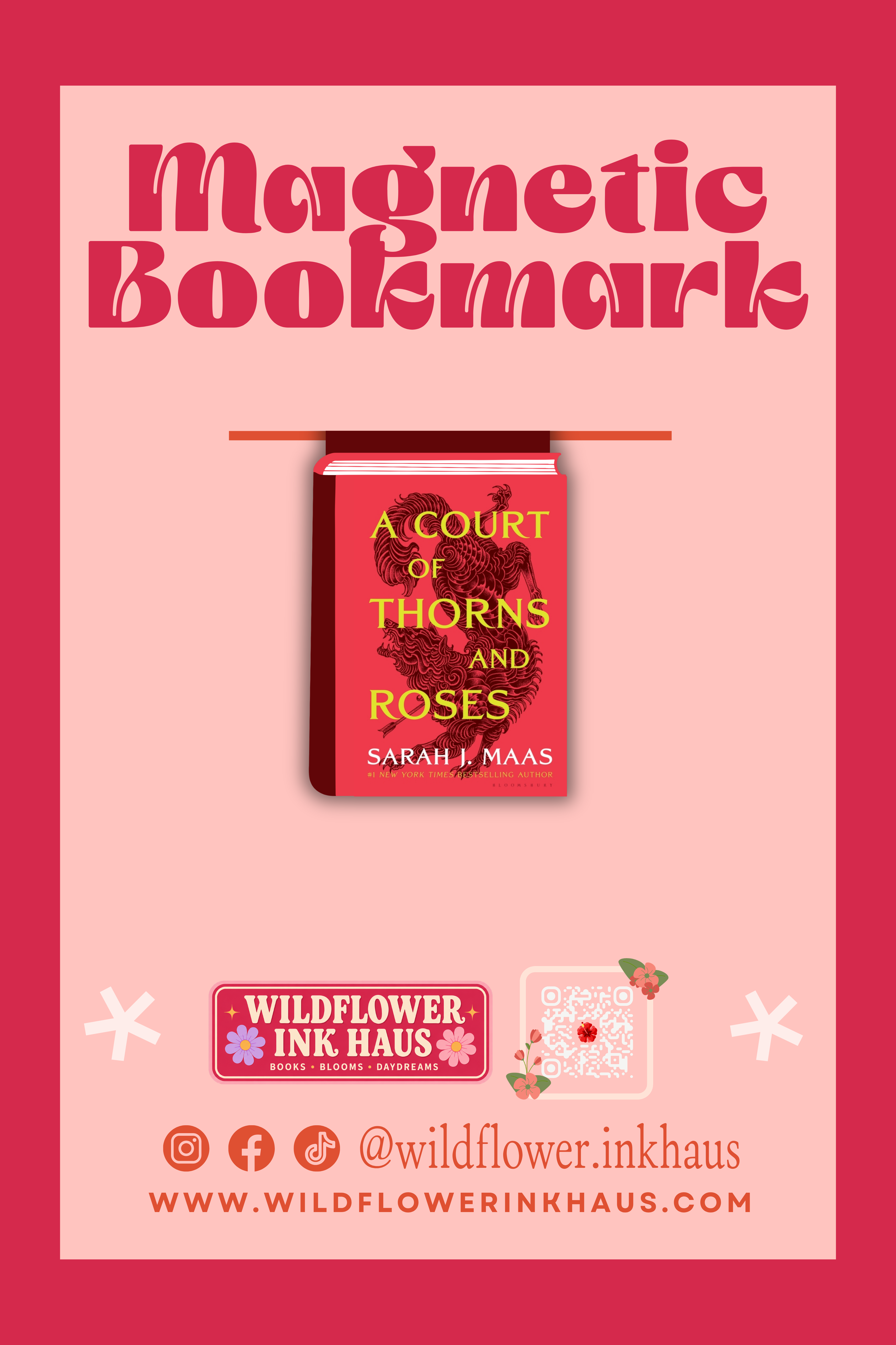 Book Cover - Magnetic Bookmarks