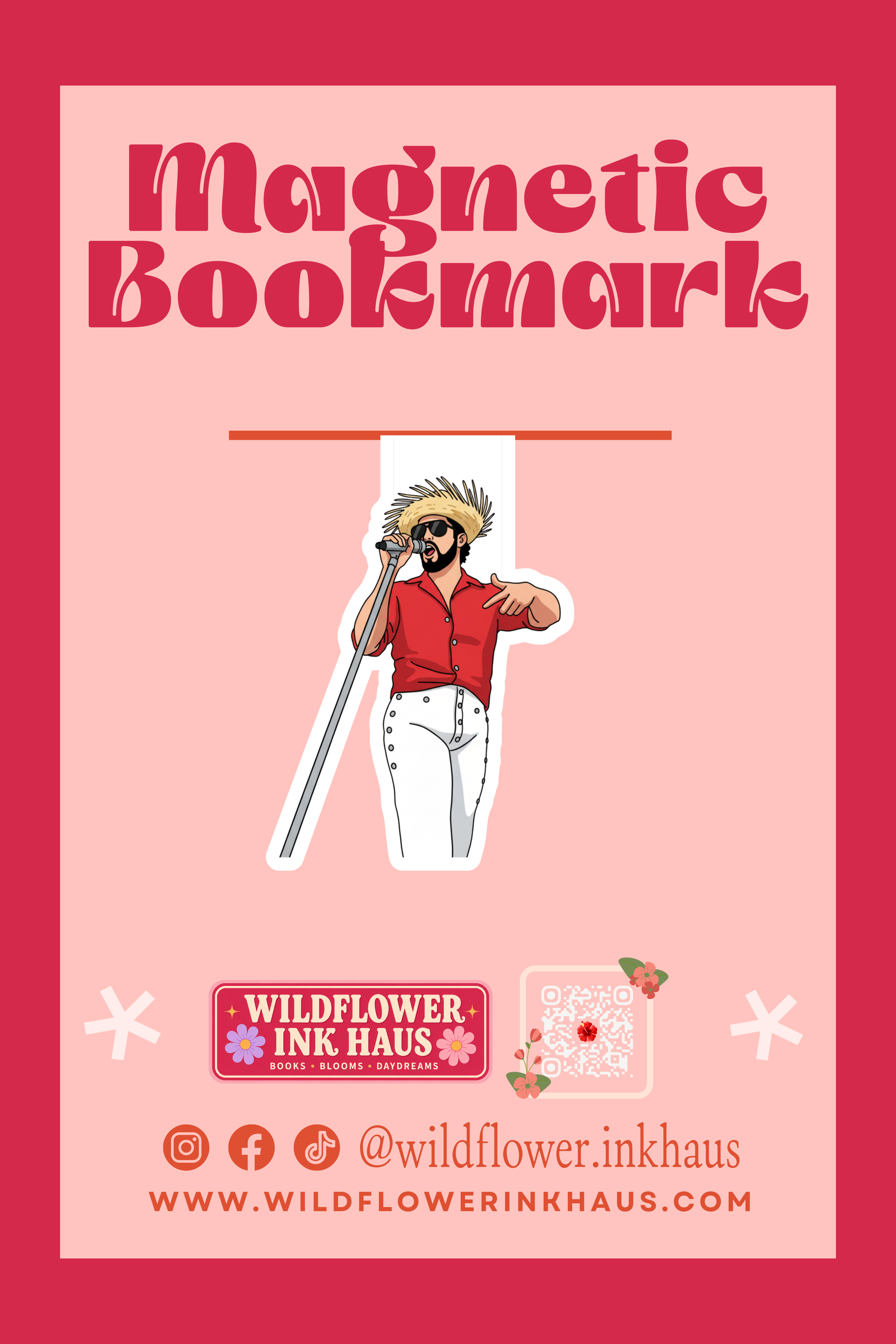 Bad Bunny - Magnetic Bookmarks