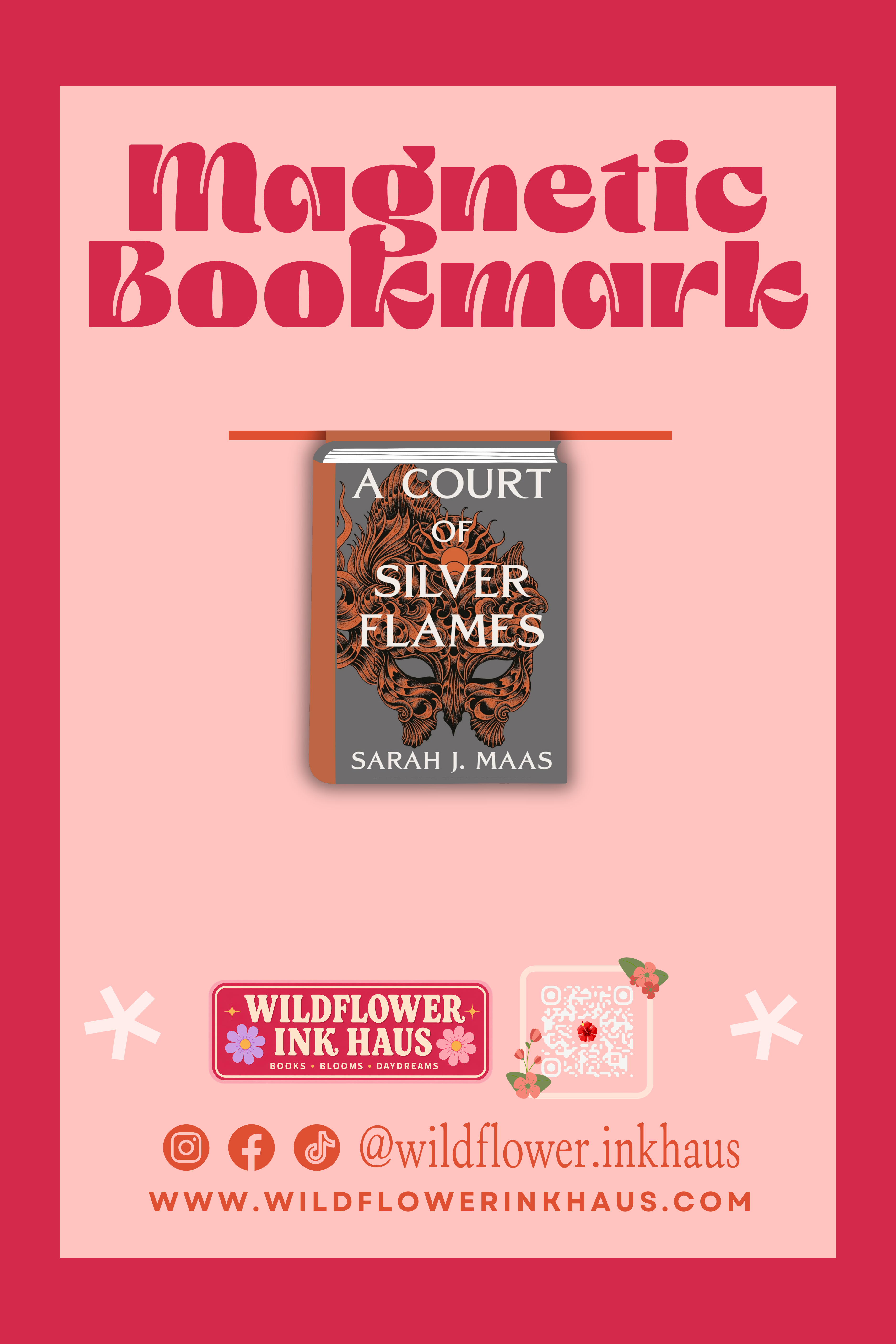 Book Cover - Magnetic Bookmarks