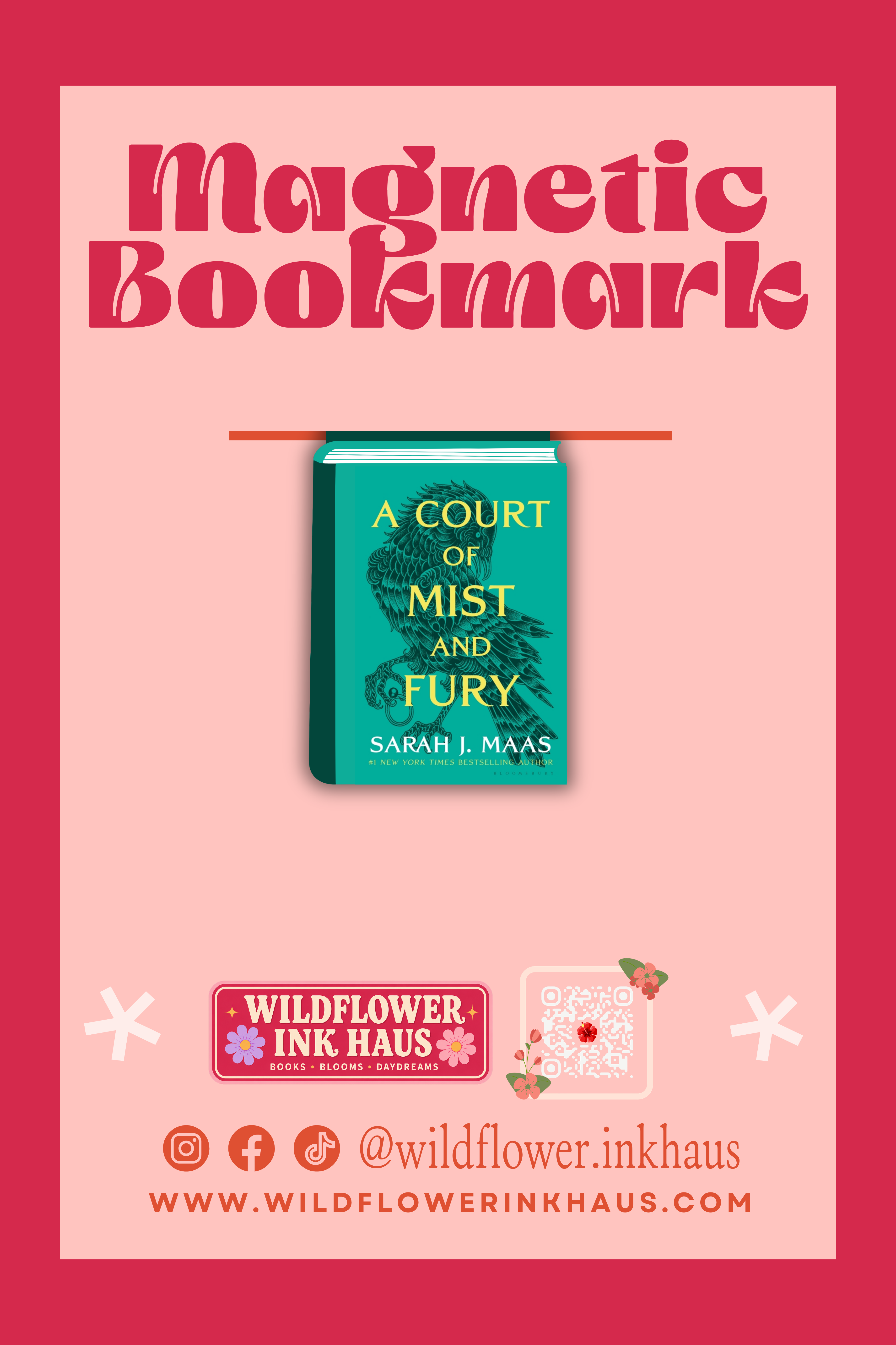 Book Cover - Magnetic Bookmarks