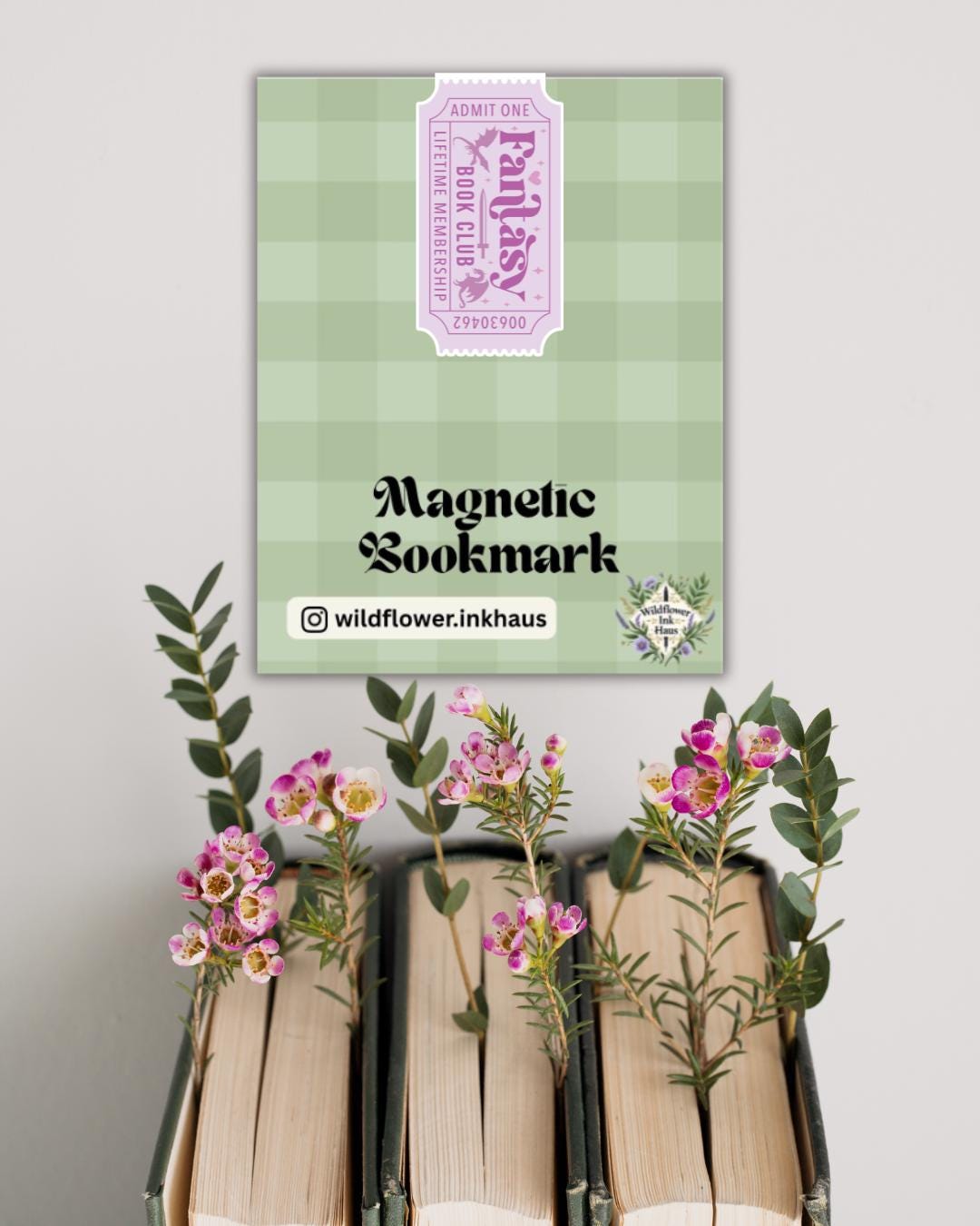 Magnetic Bookmark | Book Club Lifetime Membership Ticket | Romance Fantasy Cozy Romantasy Smut Reader Gift | Bookish Accessory