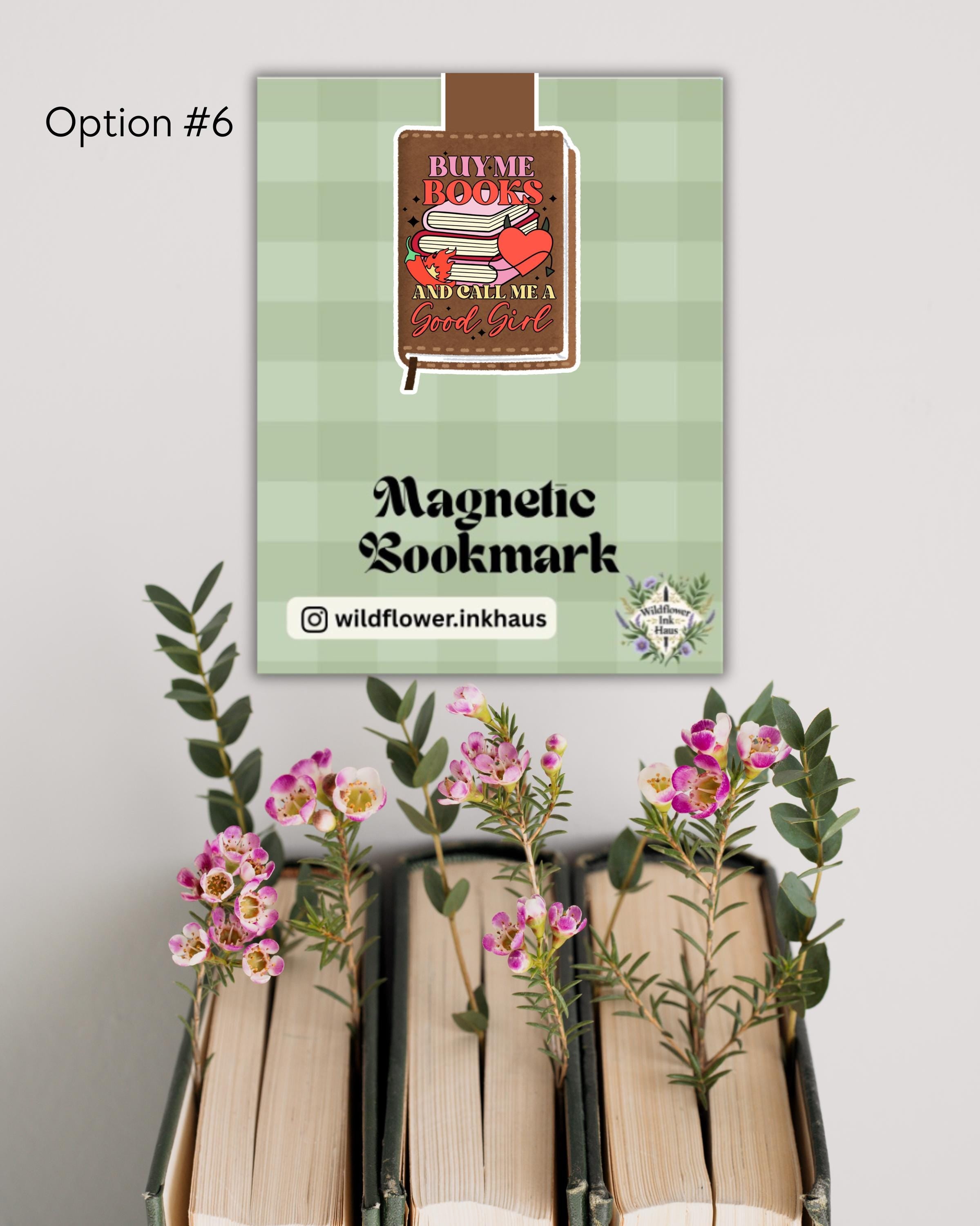 Book Cover Magnetic Bookmarks